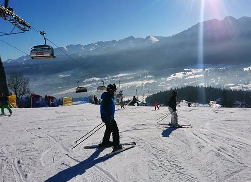 intermediate ski slope in Zakopane