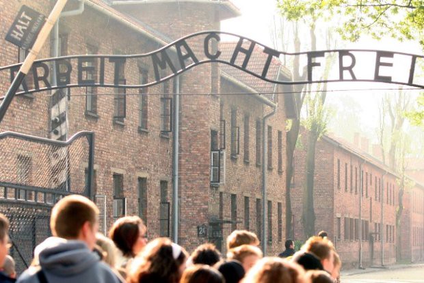 Auschwitz entrance gate